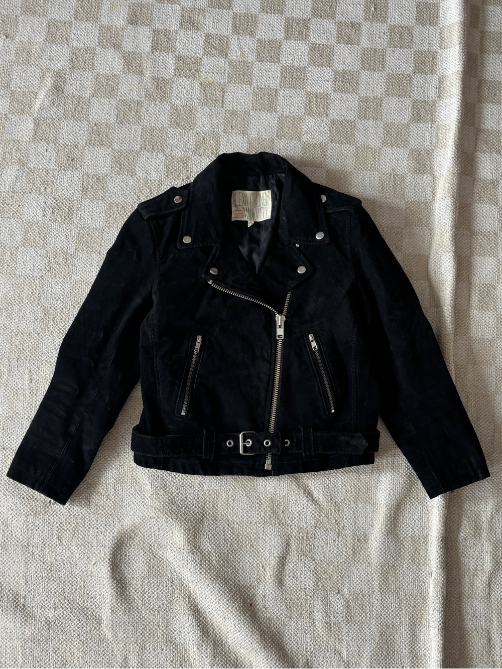 Alexa Chung for Madewell Suede Motorcycle Jacket